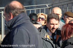 Viterbo - Delitto di via Santa Lucia - I funerali dei coniugi Fieno - La figlia Annarita
