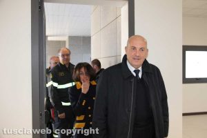 Il prefetto Bruno visita la nuova caserma dei vigili del fuoco