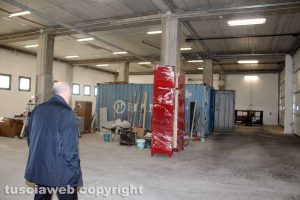 Il garage per la rimessa dei mezzi