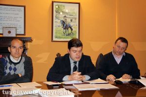 Elpidio Micci, Alessandro Romoli e Gianluca Grancini