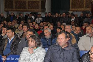 Viterbo - santa Rosa - Lo scambio degli auguri di Natale dei facchini