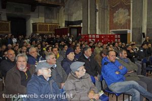 Viterbo - santa Rosa - Lo scambio degli auguri di Natale dei facchini