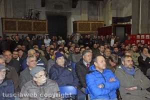 Viterbo - santa Rosa - Lo scambio degli auguri di Natale dei facchini