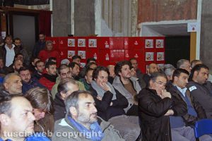 Viterbo - santa Rosa - Lo scambio degli auguri di Natale dei facchini