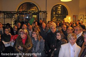 Giorgia Meloni a Viterbo per gli auguri di Natale di FdI