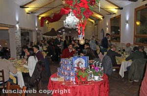Viterbo - La cena di Marini e Sabatini a Bagnaia