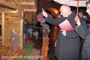 La benedizione del presepe