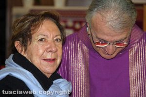 Funerali Corrado Buzzi - La moglie Lidia