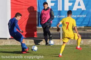 Sport - Calcio - Il match tra le under 18 di Italia e Romania