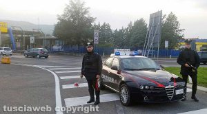 Orte - I carabinieri al casello dell'autostrada