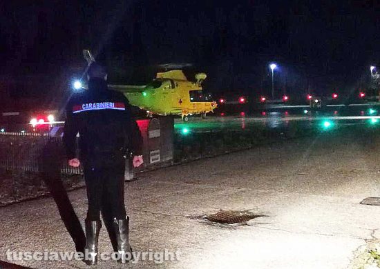 Carabinieri ed eliambulanza