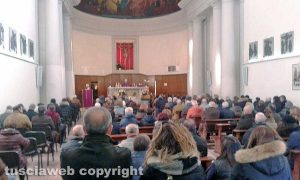 Viterbo - Delitto di via Santa Lucia - I funerali di Gianfranco Fieno e Rosa Rita Franceschini