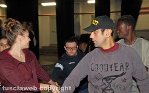 Viterbo - Le prove dello spettacolo "Fragile"