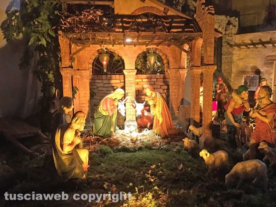 Viterbo - Il presepio di San Francesco alla Rocca a Viterbo