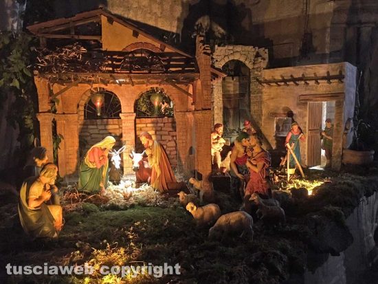 Viterbo - Il presepio di San Francesco alla Rocca a Viterbo