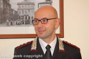 Montefiascone - Il comandate dei carabinieri Antonino Zangla Zangla