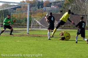 Sport - Calcio - Montefiascone - Bomarzo - Il gol di Cissè