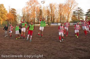Sport - Calcio - La festa del Ronciglione al fischio finale