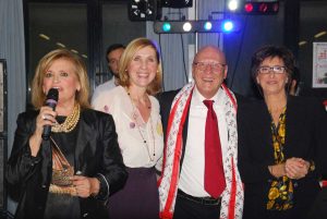 La presidente Badini con la dirigenza de liceo