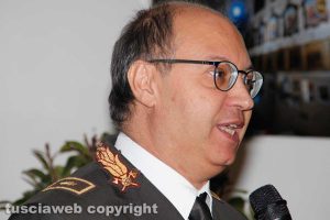 Viterbo - I vigili del fuoco celebrano Santa Barbara - Il comandante Giuseppe Paduano