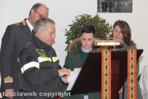 Viterbo - I vigili del fuoco celebrano Santa Barbara