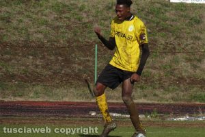 Sport - Calcio - Montefiascone - Bomarzo - Seck esulta dopo la rete