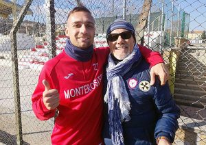 Renan Pippi con il presidente Capponi