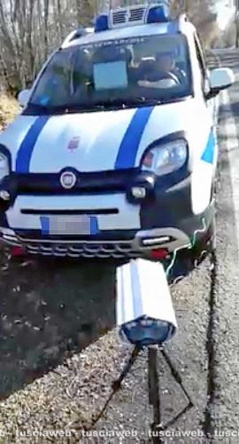 Canepina - "Bacchetta" la polizia locale - Il video pubblicato su Facebook