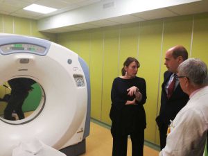 Civita Castellana - Nicola Zingaretti all'ospedale Andosilla