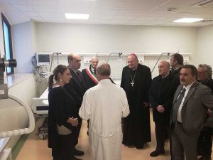 Civita Castellana - Nicola Zingaretti all'ospedale Andosilla
