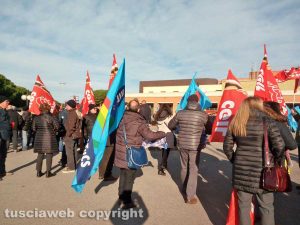 Livorno - La manifestazione sindacale contro Unicoop
