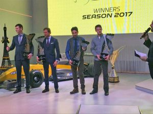 Gustavo sandrucci premiato da Renault sport a Parigi 
