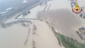 Reggio Emilia - Esonda il fiume Enza
