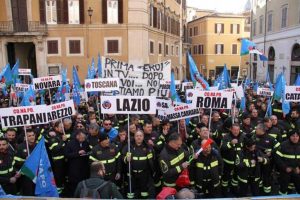 Vigili del fuoco - Manifestazione