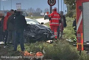 Viterbo - Incidente al Poggino