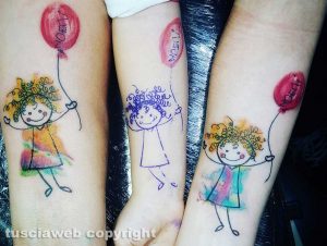 Un'opera del tatuatore Nicola Burratti