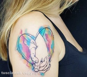 Un'opera del tatuatore Nicola Burratti