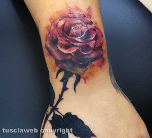 Un'opera del tatuatore Nicola Burratti