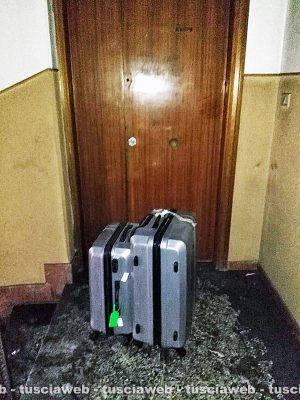 Viterbo – Via della Caserma – Il palazzo dopo l'incendio