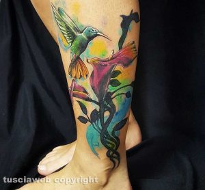 Un'opera del tatuatore Nicola Burratti
