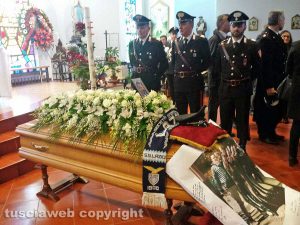 Tuscania - I funerali di Massimo Franceschini