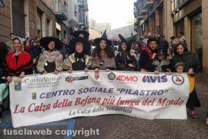 Viterbo - La calza più lunga del mondo