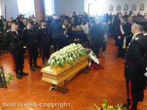 Tuscania - I funerali di Massimo Franceschini