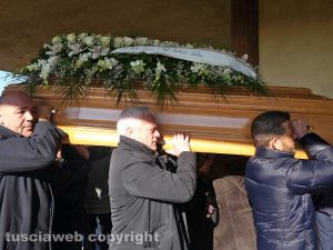 Tuscania - I funerali di Massimo Franceschini
