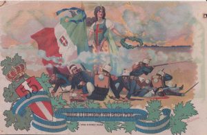 Cartolina 55° reggimento Fanteria