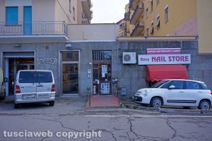 Viterbo - I lavori in via della caserma