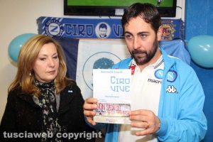 Viterbo - L'inaugurazione del Napoli club