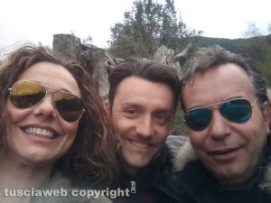 Ciro Esposito con Mario Rosati e Valeria