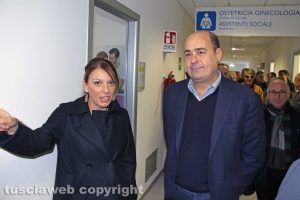 Viterbo - Daniela Donetti e Nicola Zingaretti al consultorio della Cittadella della salute
