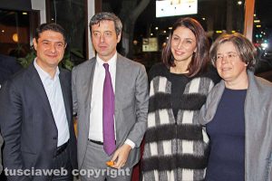 Alessandro Mazzoli, Andrea Orlando, Manuela Benedetti e Alessandra Terrosi